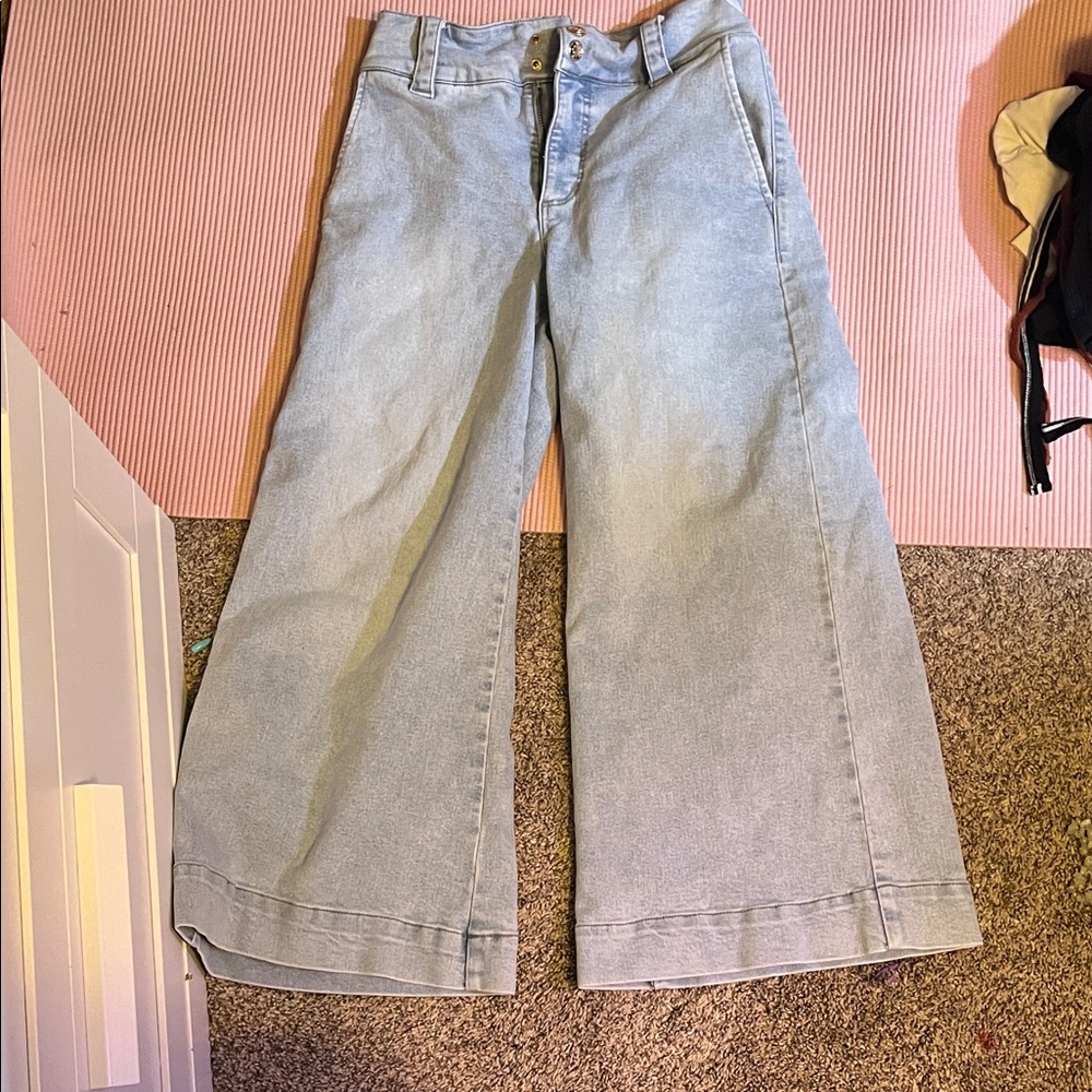 C. Wonder Light Blue Flare Jeans